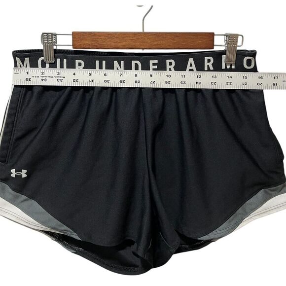 Under Armour Women's Play Up Trico Athletic Shorts Black Size Large Loose - Picture 6 of 10